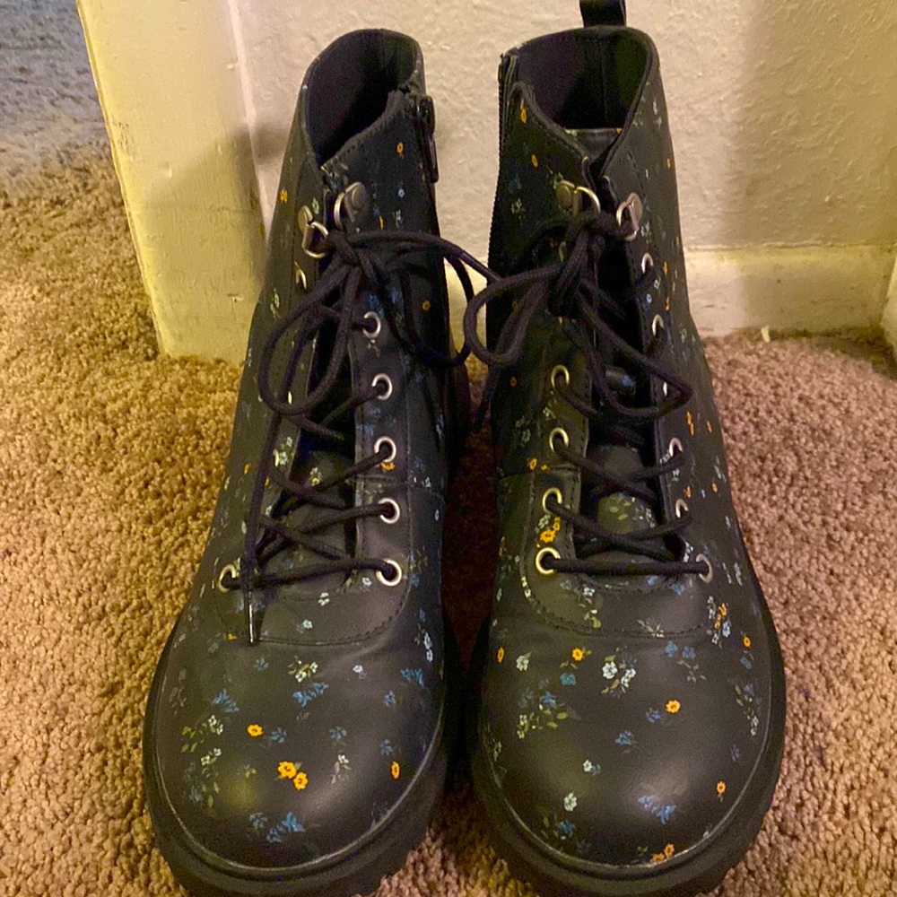 Selling flower boots. Grew out of